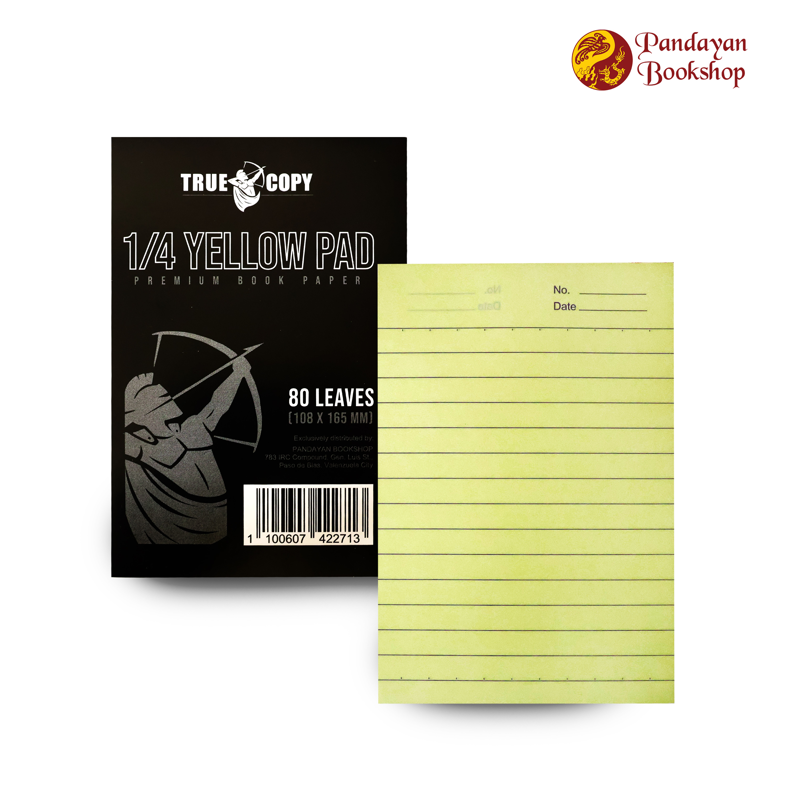True Copy 1/4 Yellow Pad Premium Book Paper 80 Lea